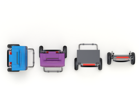 Foldable Shopping Cart 3D Model