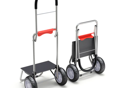 Carrinho de compras dobr&aacute;vel Modelo 3D