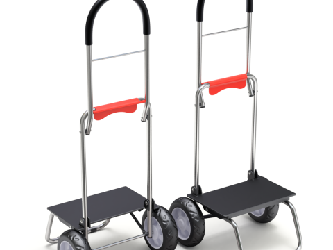 Foldable Shopping Cart 3D Model