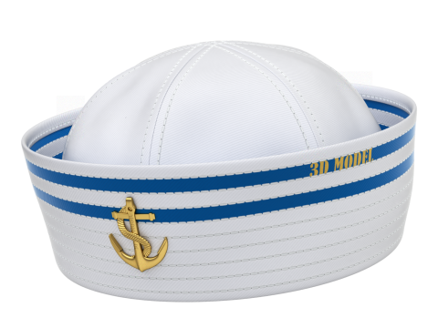 Sailor Hat 3D Модель