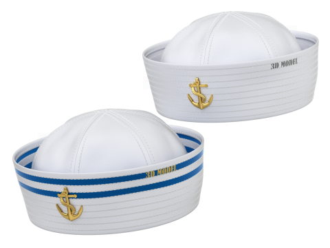 Sailor Hat 3D Model