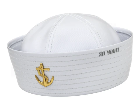 선원 모자 3D 모델