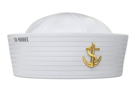 선원 모자 3D 모델