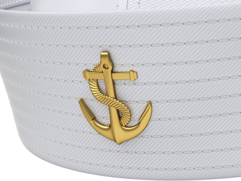 Sailor Hat 3D Model
