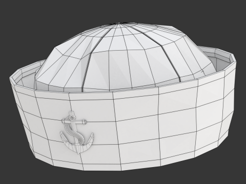 Sailor Hat 3D Model