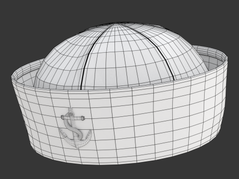 Sailor Hat 3D Model
