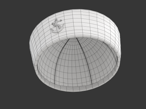 Sailor Hat 3D Model