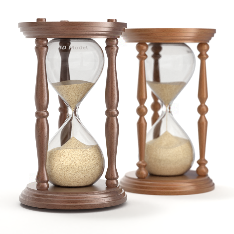 Hourglass Model 3D .c4d .max .obj .3ds .fbx .stl .blend