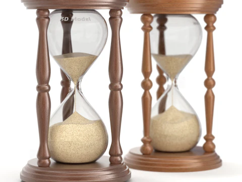 Пісочний годинник 3D Модель