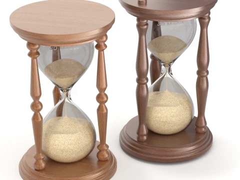 hourglass 3D मॉडल