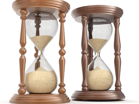 hourglass 3D मॉडल