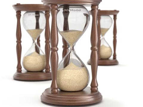 Hourglass Model 3D