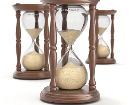 hourglass 3D मॉडल