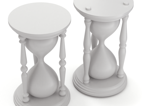 Hourglass Model 3D