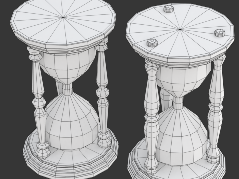 Hourglass Model 3D