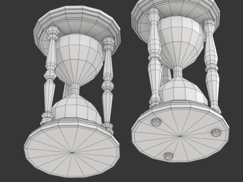 Hourglass Model 3D