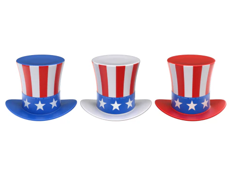 Uncle Sam Hat 3D Model