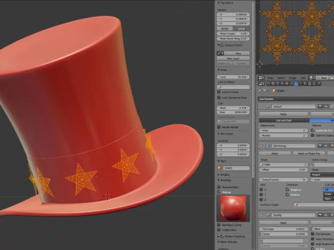 Uncle Sam Hat 3D Model
