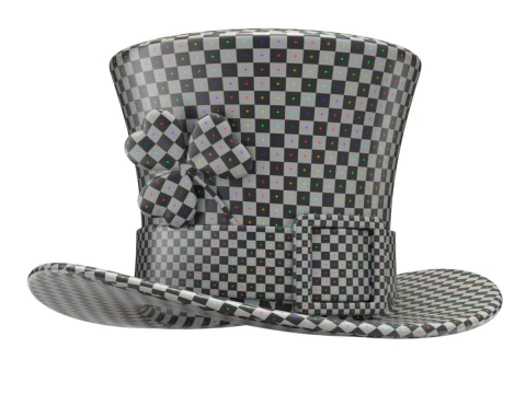 St Patricks Day Hat with Clover 3D Model