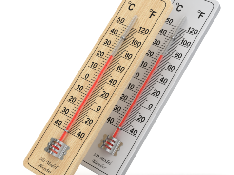 Wall Thermometer Model 3D