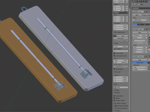 Wall Thermometer 3D Model