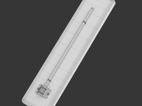Wall Thermometer 3D Model