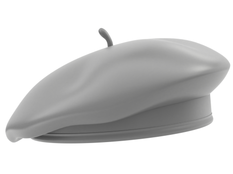 Beret Hat 3D Model