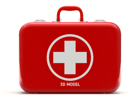 Firs Aid Kit Case 3D Model
