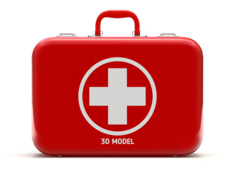Firs Aid Kit Case 3D Model