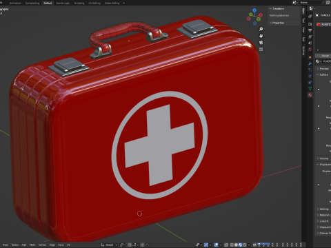 Firs Aid Kit Case 3D Model