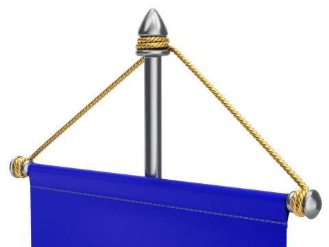 Masa Bayrağı 3D Model