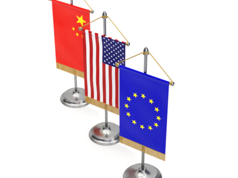 Masa Bayrağı 3D Model