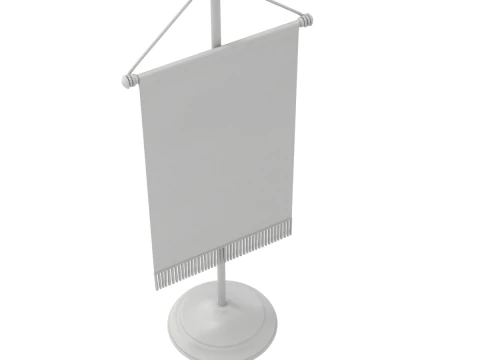 Masa Bayrağı 3D Model