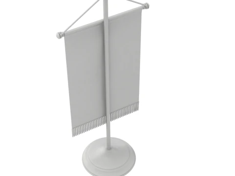 Masa Bayrağı 3D Model