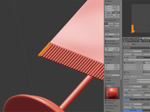 Masa Bayrağı 3D Model