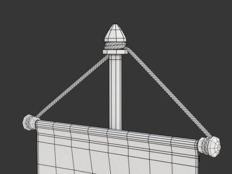 Desk Flag Modelo 3D