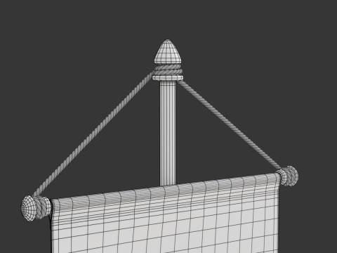 Desk Flag Modelo 3D