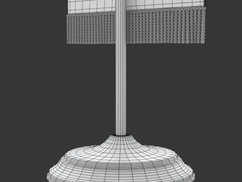Masa Bayrağı 3D Model