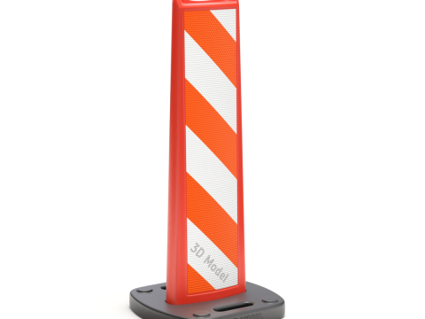 Vertical Panel Channelizer 3D Model