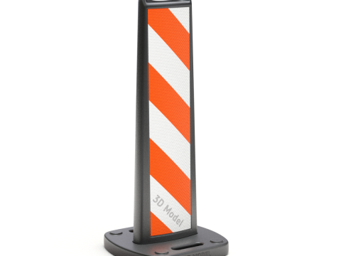Vertical Panel Channelizer 3D Модель