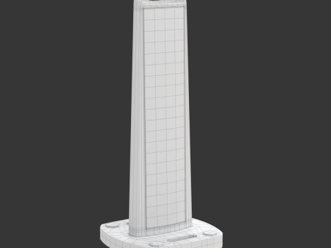 Vertical Panel Channelizer 3D Модель