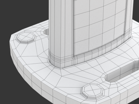 Vertical Panel Channelizer 3D Модель