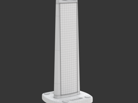 Vertical Panel Channelizer 3D Модель