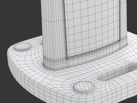 Vertical Panel Channelizer 3D Модель