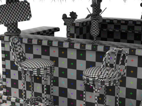 Bar de plage Modèle 3D