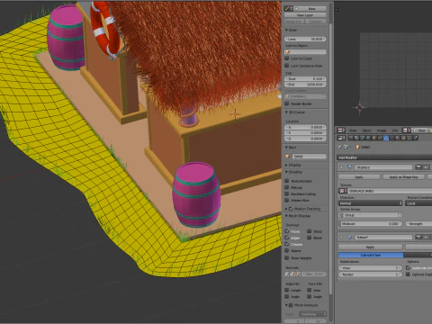 Bar de plage Modèle 3D
