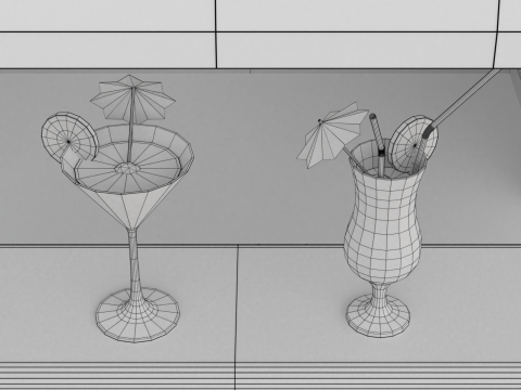 Beach Bar 3Dモデル
