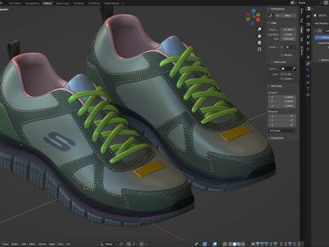 Sneakers Model 3D