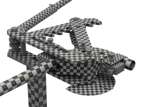 Giętarka do rur Model 3D