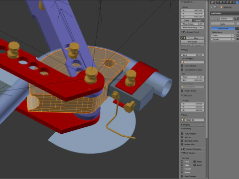 Giętarka do rur Model 3D